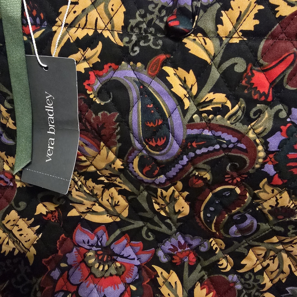 Vera Bradley Multicolor Paisley Key Pattern Tote Bag - Picture 2 of 8